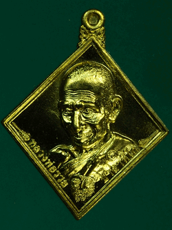 B2571 เหรียญหลวงพ่อรวย วัดตะโก อยุธยา กระหลั่ยทอง 50