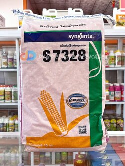 เมล็ดพันธุ์ข้าวโพด S7328 : (3.5หุน) ขนาด 10 กิโลกรัม ฝักใหญ่ ได้น้ำหนัก ให้ผลผลิตสูง