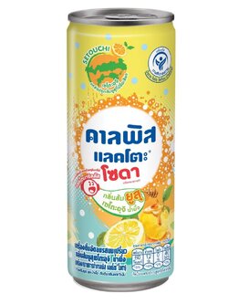 8859183523712 245ML คาลพิสโซดา ยูสุ ฮันนี่/กระป๋อง