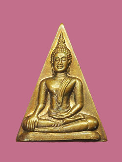 A3008 เหรียญนางพญาสุโข วัดศรีบุญเรือง กรุงเทพ ปี 2535 เนื้อทองแดง 18