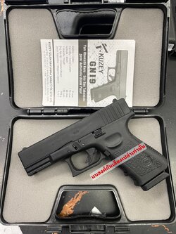 แบลงค์กัน KUZEY GLOCK19 FULL MARKING สีดำ 1 แม็กกาซีน