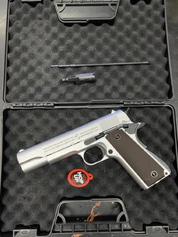 Colt M1911A1 สีเงิน - Double Bell 723Y