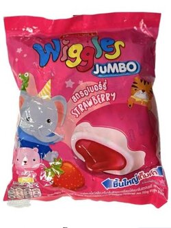 8850309204393 วิกเกิลส์ เคลือบช็อกโกแลตสอดไส้สตรอเบอร์รี่ 108 กรัม