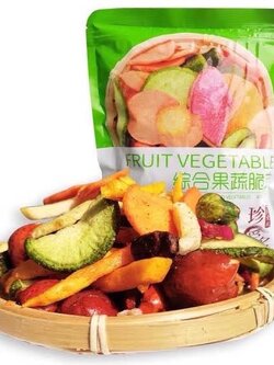 8852660628573 ผักอบกรอบ ตราเจินอ้ายตั้ว (ห่อเขียว)