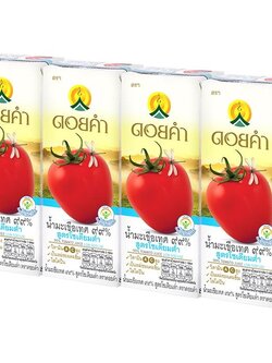 8850773510488 น้ำมะเขือเทศ 99% สูตรโซเดียมต่ำ 200มล. (แพค4 กล่อง)