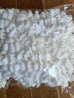 โฟมตัวหนอน mic pac บรรจุ 100 กรัม / ถุง