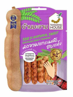 8854099006533 บ้านมะขาม มะขามแกะเมล็ดอบแห้ง90ก.