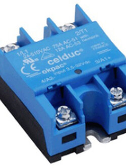 Celduc โซลิดสเตตรีเลย์แบบ 1 เฟส และโซลิดสเตตรีเลย์แบบ 3 เฟส