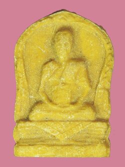 A5513 พระผงรูปเหมือนหลวงพ่อทบ วัดช้างเผือก เป็นพระย้อน ไม่ทันหลวงพ่อ เนื้อผงน้ำมัน 56