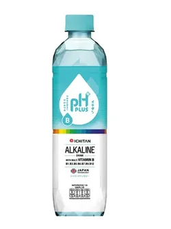 8858891306402 อิชิตัน น้ำด่าง PH+ 8.5 ผสมวิตามินบีรวม ฟ้า 550 ml.