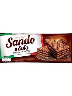 8996001351734 แซนโด เวเฟอร์ไส้ครีมรสช็อกโกแลต27.5ก.
