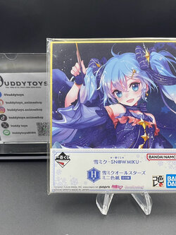 ชิกิชิ ฮัตสึเนะ มิกุ[Ichibun Kuji Hatsune Miku ~Snow Miku~ H Prize -Shikishi-]