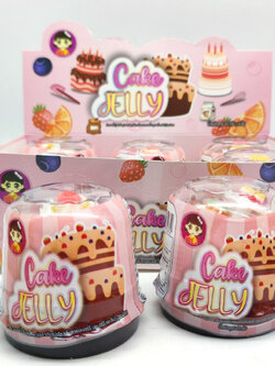 8858152035072 เค้ก เยลลี่ กลิ่นสตรอเบอร์รี่ 43 ก.