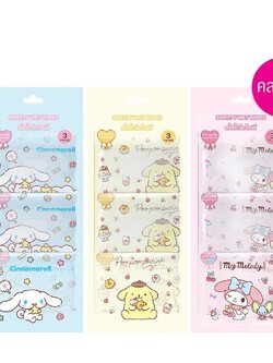 ทิชชู่เปียก แพ็ค 3 ห่อปราศจากน้ำหอมและแอลกอฮอล์