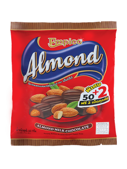 9555444804444 ช็อกโกแลตนมสอดไส้อัลมอนด์ เอ็มปิโก้ 260กรัม