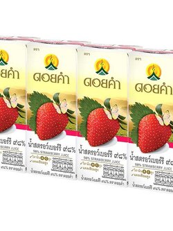 8850773110893 ดอยคำน้ำสตรอร์เบอร์รี่แพ็ค 200มล.