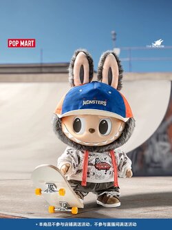 泡泡玛特 THE MONSTERS OLDSKOOL MONSTERS FOREVER 搪胶脸公仔