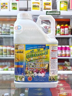 สปีดไบด์ 5ลิตร อาหารพืชสูตรอะมิโนคีเลทเข้มข้น (EDTA) ใบเขียวเข้ม ใบหนาใหญ่ ต้นแข็งแรง ขยายขนาดผลอ่อน เร่งการแตกใบอ่อน