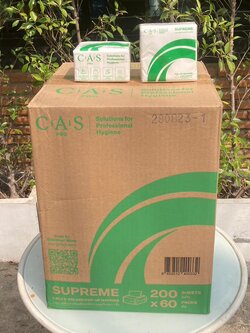 กระดาษเช็ดมือแคสโปร CAS Pro รุ่นซูพรีม 2 ชั้น