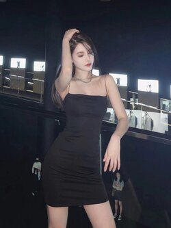 ชุดเดรสสั้น สายเดี่ยว แบบเข้ารูป CN2243