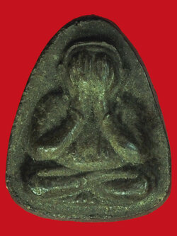 A5155 พระปิดตา หลังยันต์ ต เต่า ไม่ทราบที่และปีสร้าง 6