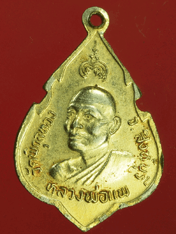B2414 เหรียญหลวงพ่อแพ วัดพิกุลทอง สิงห์บุรี กระหลั่ยทอง 82