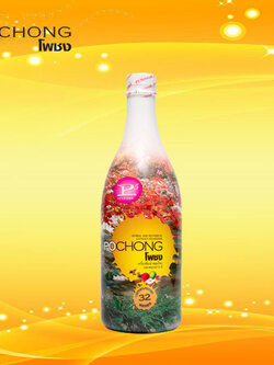 เครื่องดื่มสมุนไพร โพชง Pochong เครื่องดื่มบำรุงสุขภาพ ใหญ่ 1 ขวด พร้อมของแถม