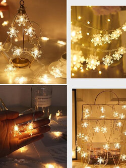 ไฟตกเเต่งห้อง ไฟคริสต์มาส USB สายไฟประดับงานปาร์ตี้