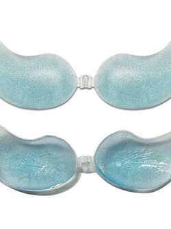 บราปีกนก ซิลิโคน บราใส บรากริตเตอร์ ติดทน