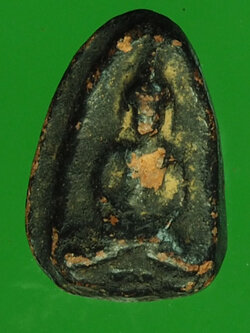 A270 พระเม็ดน้อยหน่า หลังยันต์ ไม่ทราบที่ เนื้อดินจุมรัก 9.1