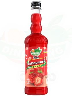 8858732821026 ติ่งฟง น้ำสตรอเบอรี่ 760ml. พรีออเดอร์