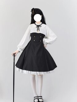 （现货掉落)3.0星象调查员Lolita 洛丽塔 jsk八片裁原创设