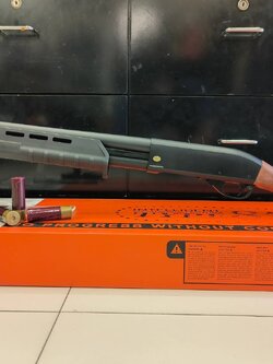 ลูกซอง M870 Pirate TAC ไม้แท้ ระบบแก๊ส - Golden Eagle 8887RW