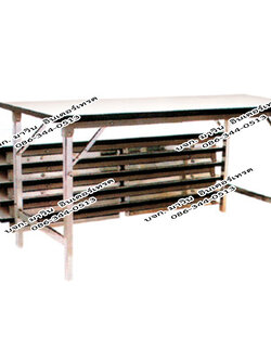 โต๊ะโฟเมก้า ทรงสี่เหลี่ยม ขาพับ