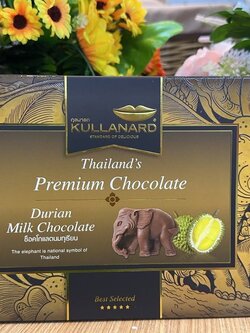 8854651007961 กุลนารถ ช็อคโกแลตนมทุเรียน 180กรัม