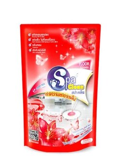 8858814202033 สปาคลีน น้ำยาถูพื้น กลิ่นลิลลี่ซีเครท(สีแดง) 700มล.