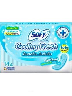 8851111285013 โซฟี แผ่นอนามัย คูลลิ่งเฟรช แบบมาตรฐาน14ชิ้น