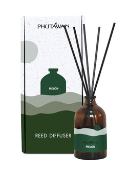 ก้านไม้หอมปรับอากาศ กลิ่นเมล่อน Melon Reed Diffuser 50 ml.