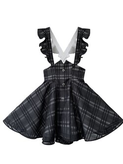 胡桃木JK【伊莉丝】原创复古羊腿袖衬衫花苞裙蓬蓬连衣裙lolita