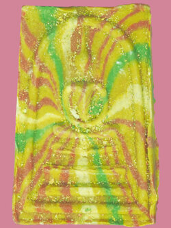 A5288 พระสมเด็จสายรุ้ง หลังยันต์ วัดศิลขันธาราม อ่างทอง เนื้อผง 89