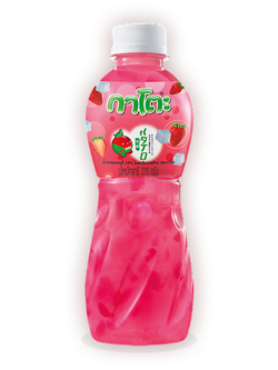 8850624395202 น้ำผลไม้ผสมวุ้นมาพร้าว ตรา กาโตะ กลิ่นสตรอเบอร์รี่ 320 กรัม