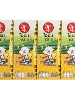 8854698002073 180ml.10บ.-โออิชิ-น้ำผึ้งผสมมะนาว (แพค4กล่อง)