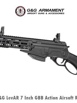 G&G LevAR 7 Inch GBB Action Airsoft Rifle
