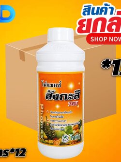 (ยกลัง12ขวด) โฟแมกซ์ สังกะสี 700 โซตัส ขนาด 1 ลิตร ป้องกันอาการใบแก้ว ใบลาย พืชทนต่อสภาพอากาศหนาว