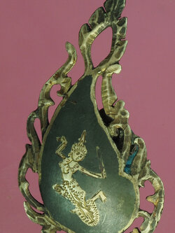 A543 กลัดติดไทด์ เทวดาประทานพร เนื้อเงิน 16