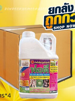 (ยกลัง*4แกลลอน) ห่อดี 5 ลิตร สำหรับพืชตระกูลหัวและผัก เพิ่มการลงหัว เพิ่มห่อ-หัวใหญ่ เพิ่มขนาด