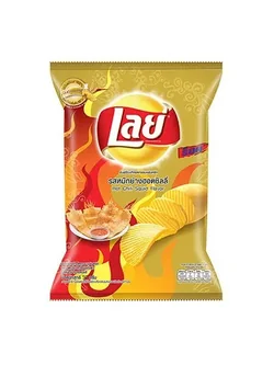 8850718819492 มันฝรั่งแผ่นอบกรอบ เลย์ ร็อค รสหมึกย่างฮอตชิลลี่ 40 กรัม