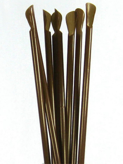 QM022 หลอดปลายช้อน 8 มม. น้ำตาล