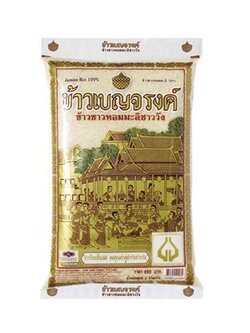 8851702000032 เบญจรงค์ ข้าวหอมมะลิชาววัง100% 1กก.