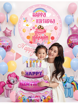 เซทลูกโป่ง ครบเซท ยูนิคอร์น จัดตกแต่งวันเกิด พร้อมส่งในไทย